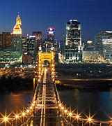 Image result for Cincinnati Night Skyline Background