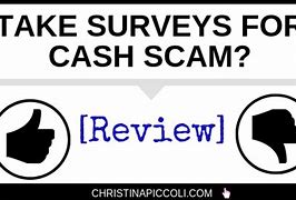 Image result for Cash From Home Surveys Scam