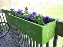 Image result for DIY Deck Planter Ideas