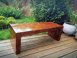 Image result for 2X4 Outdoor Bench