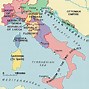 Image result for Map of Italy 1494