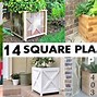 Image result for wooden planters boxes plan