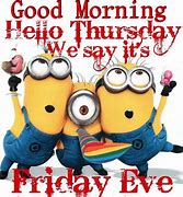 Image result for Happy Thursday Minion