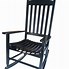 Image result for Mainstays Outdoor Wood Porch Rocking Chair, White Color, Weather Resistant Finish