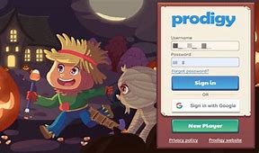 Image result for Prodigy Game Login