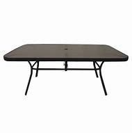Image result for Menards Patio Furniture Glass Table