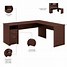 Image result for Cherry Wood L Desk with Hutch