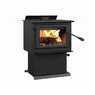 Image result for Century Heating FW2800 EPA Certified 1,800 Sq. Ft. Wood Stove On Pedestal New CB00021