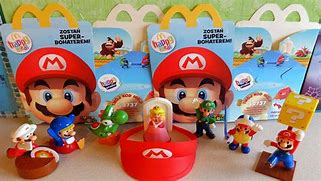 Image result for Super Mario Bros Happy Meal Toys