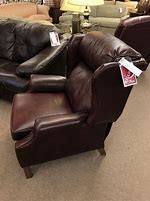 Image result for Ethan Allen Leather Wingback Recliner