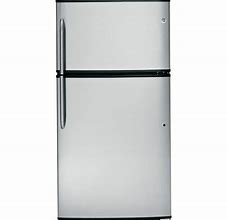 Image result for Lowe's Refrigerators Top Freezer Stainless