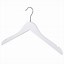 Image result for wood clothes hangers white