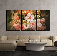Image result for Framed Flower Wall Art