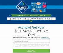 Image result for Sam's Club Gift Card Back
