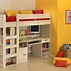 Image result for Bunk Bed Computer Desk Combo