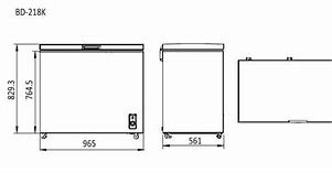 Image result for Standard Chest Freezer Dimensions