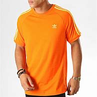 Image result for Adidas T-Shirt Orange and Black