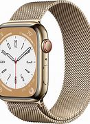 Image result for Apple Watch Hermès Series 7 Cellular + GPS, 45mm Silver Stainless Steel Case With Gold Single Tour