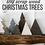 Image result for DIY Wood Christmas Tree