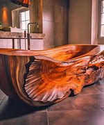 Image result for Wood Bathtub