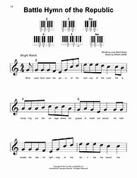 Image result for Music Notes Battle Hymn of the Republic