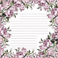 Image result for Floral Stationary Printable Free