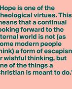 Image result for Theological Virtue of Hope