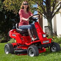Image result for Small Gas Riding Lawn Mowers