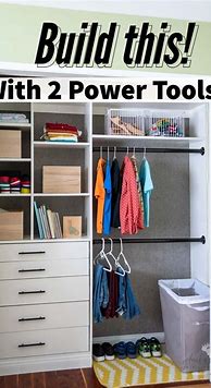 Image result for DIY Closet Organizer with Drawers