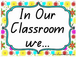 Image result for In the Classroom in words clipart
