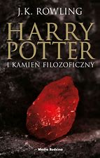 Obraz znaleziony dla: okładka Harry Potter i kamien filozoficz