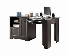 Image result for Realspace Magellan 59"W L-Shape Corner Desk, Espresso
