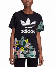 Image result for Adidas Floral Trefoil Shirt