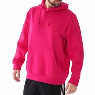 Image result for White Adidas Hoodie Women's with Pink Stripes