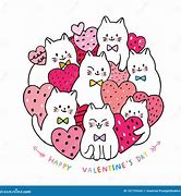 Image result for Funny Cartoon Valentine's Cats