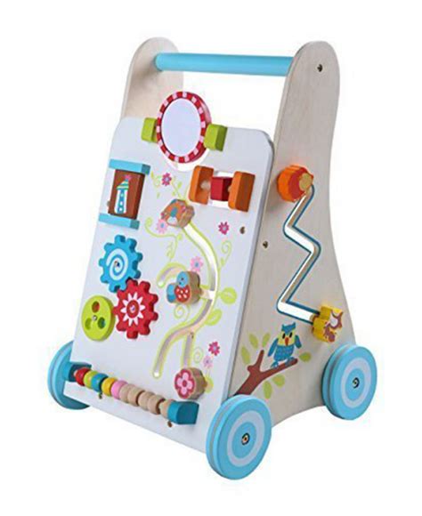 Leomark Baby First Steps Wooden Activity Walker   Toddler   Toy
