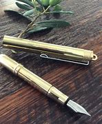 Image result for brass fountain pen