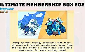 Image result for Prodigy Leack Member Boxes