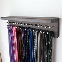 Image result for Wall Mount Tie Rack