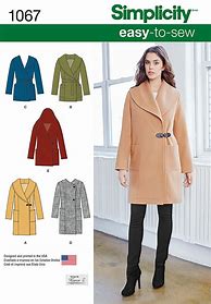 Image result for Coat Sewing Patterns for Women Wool