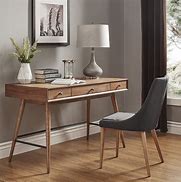 Image result for Wood Writing Desk with Drawers
