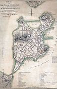 Image result for Map of Boston MA 1775