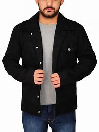Image result for Black Cotton Jacket