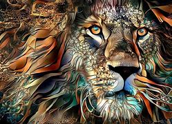 Image result for Cool Lion Art