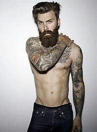 Image result for Beard Man Tattoos