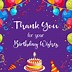 Image result for Thanks for Bday Wishes