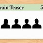 Image result for Brain Teaser Puzzles