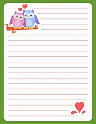 Image result for Free Printable Owl Stationery Paper