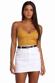 Image result for Yellow Tank Tops for Women