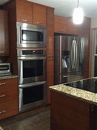 Image result for Kitchens with Double Wall Oven Microwave